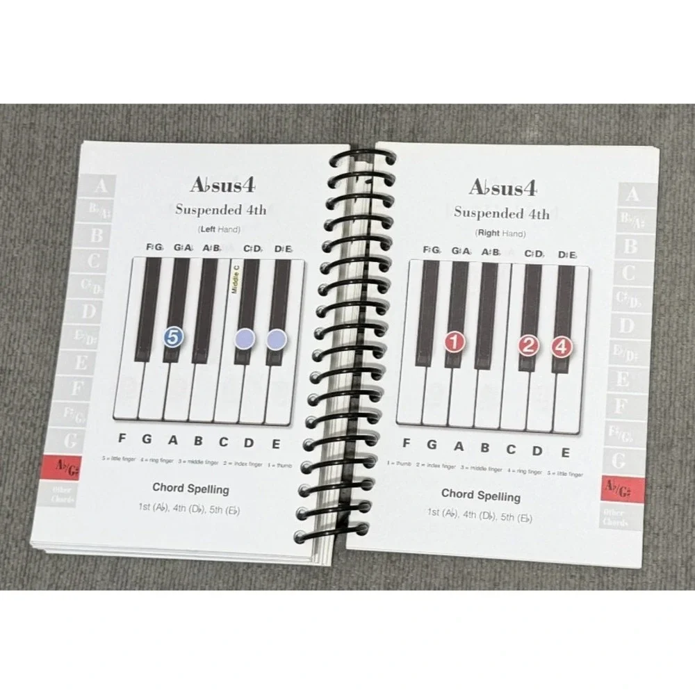 Piano & Keyboard Chords: Easy-to-Use, Easy-to-Carry, One‎ Chord on Every Page